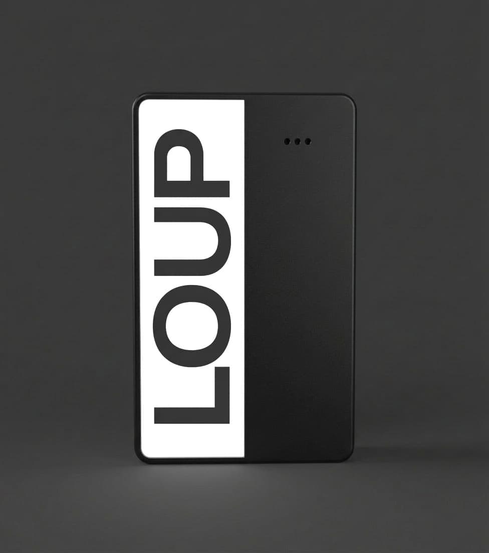 LOUP — Black, studio